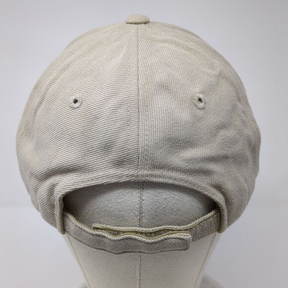 San Diego Strapback Hat Tan One Size Adjustable Embroidered 6 Panel - Picture 5 of 8